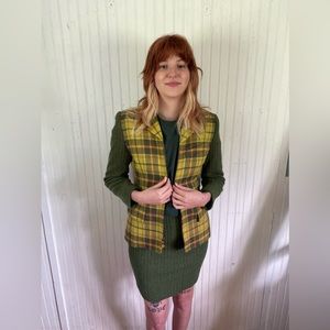 VINTAGE BURBERRY'S suit jacket & skirt